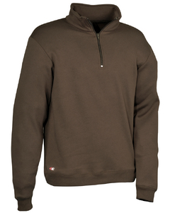 Джемпер мужской ARSENAL на молнии (коричневый)